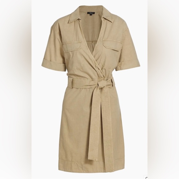 Rails Natalie Trench Cotton Utility Dress Size XS NWT - Picture 4 of 16